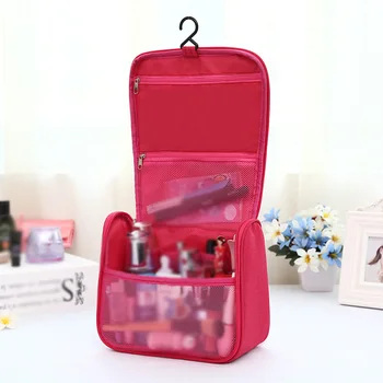 

Hanging Cosmetic Wash Bag Travel Organizer Toiletries Bathroom Shower Storage Zipper Pockets Portable Women Make Up Bags