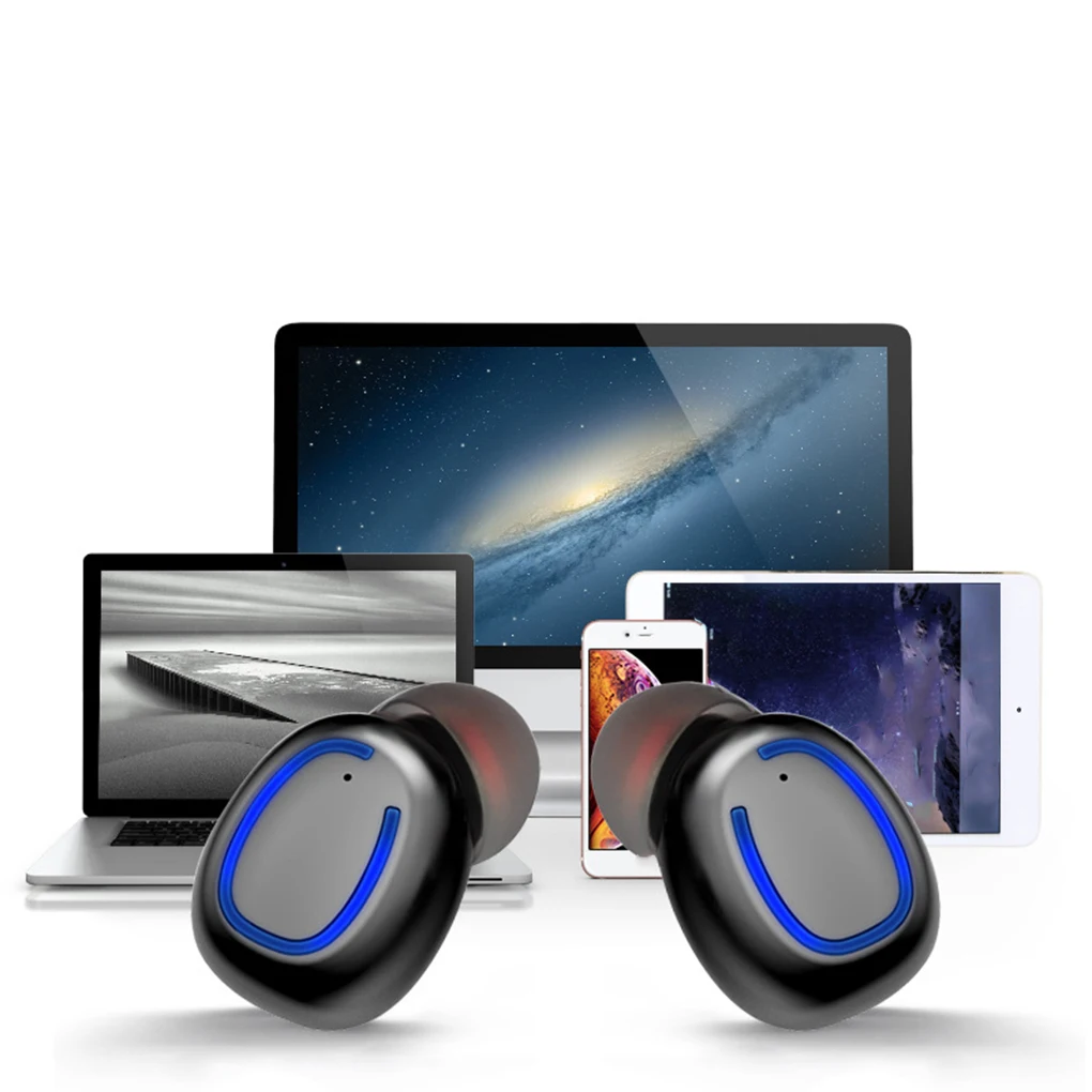 Замена для Android IOS, беспроводные наушники, Bluetooth 5,0, наушники-вкладыши, водонепроницаемые наушники, зарядная коробка