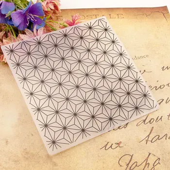 

Diamond background Flower print DIY Plastic Embossing Folders for DIY Scrapbooking Paper Craft/Card Making Decoration Supplies