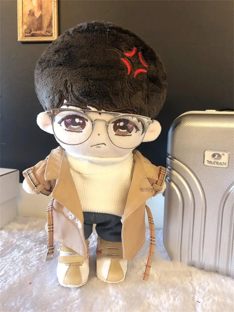 Отслеживаемая плюшевая кукольная одежда Kpop EXO, 20 см, ветровка с поясом, Верхняя Одежда для куклы, аксессуары, костюм