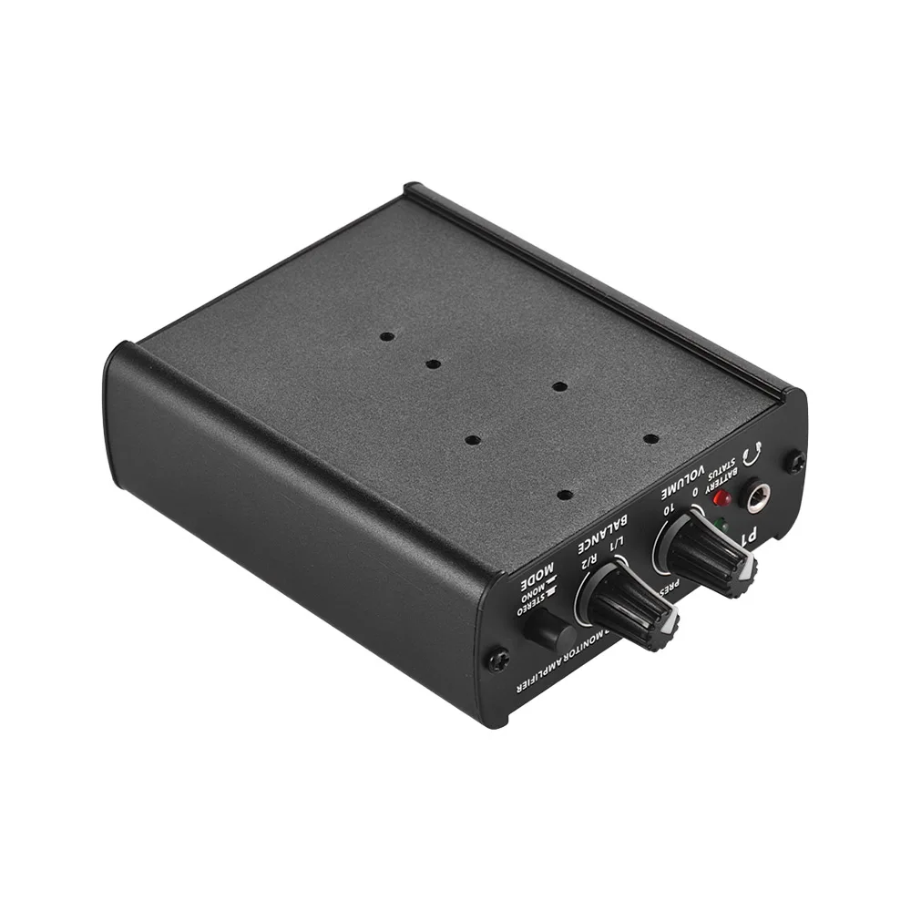 

Muslady Personal In-ear Monitor Headphones Earphones Amplifier Amp with XLR Inputs 3.5mm Output