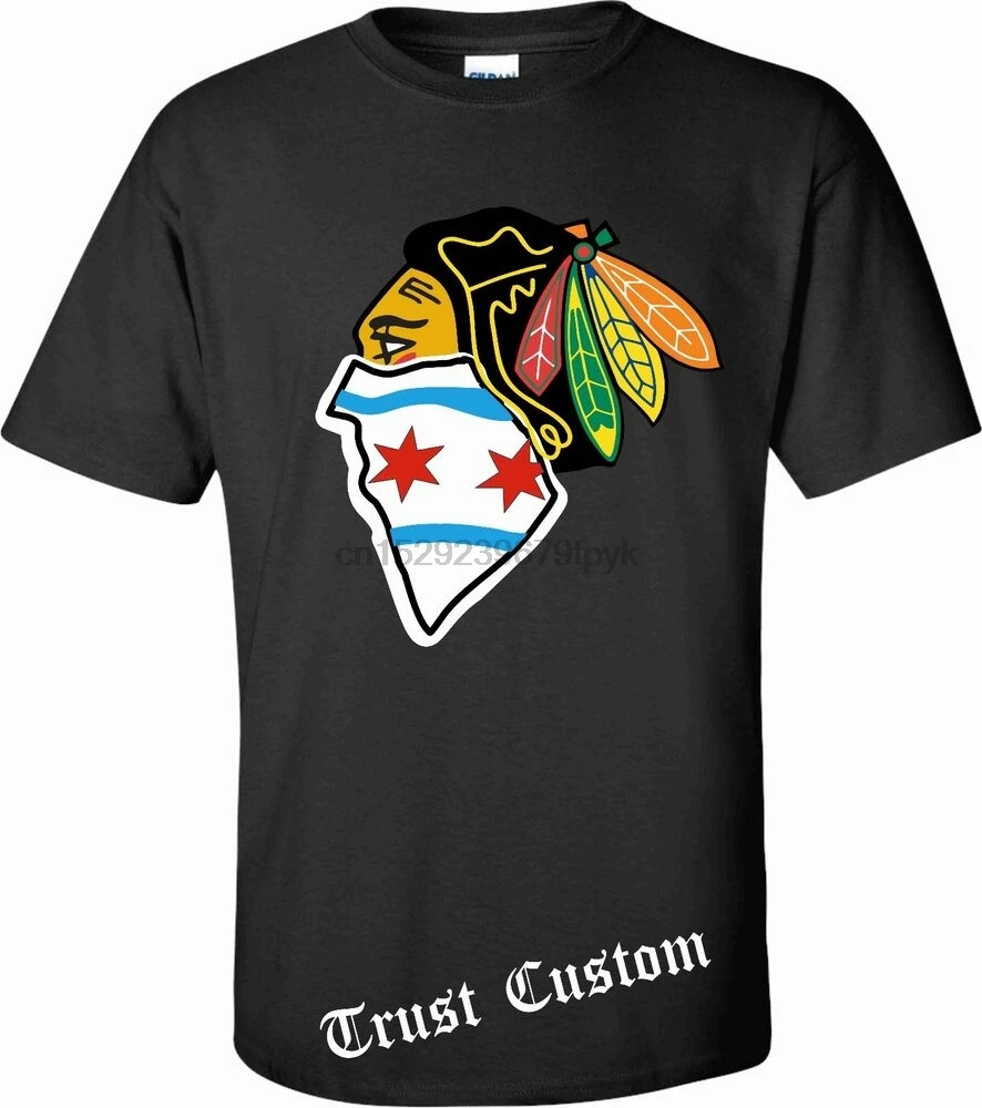 chicago flag blackhawks shirt