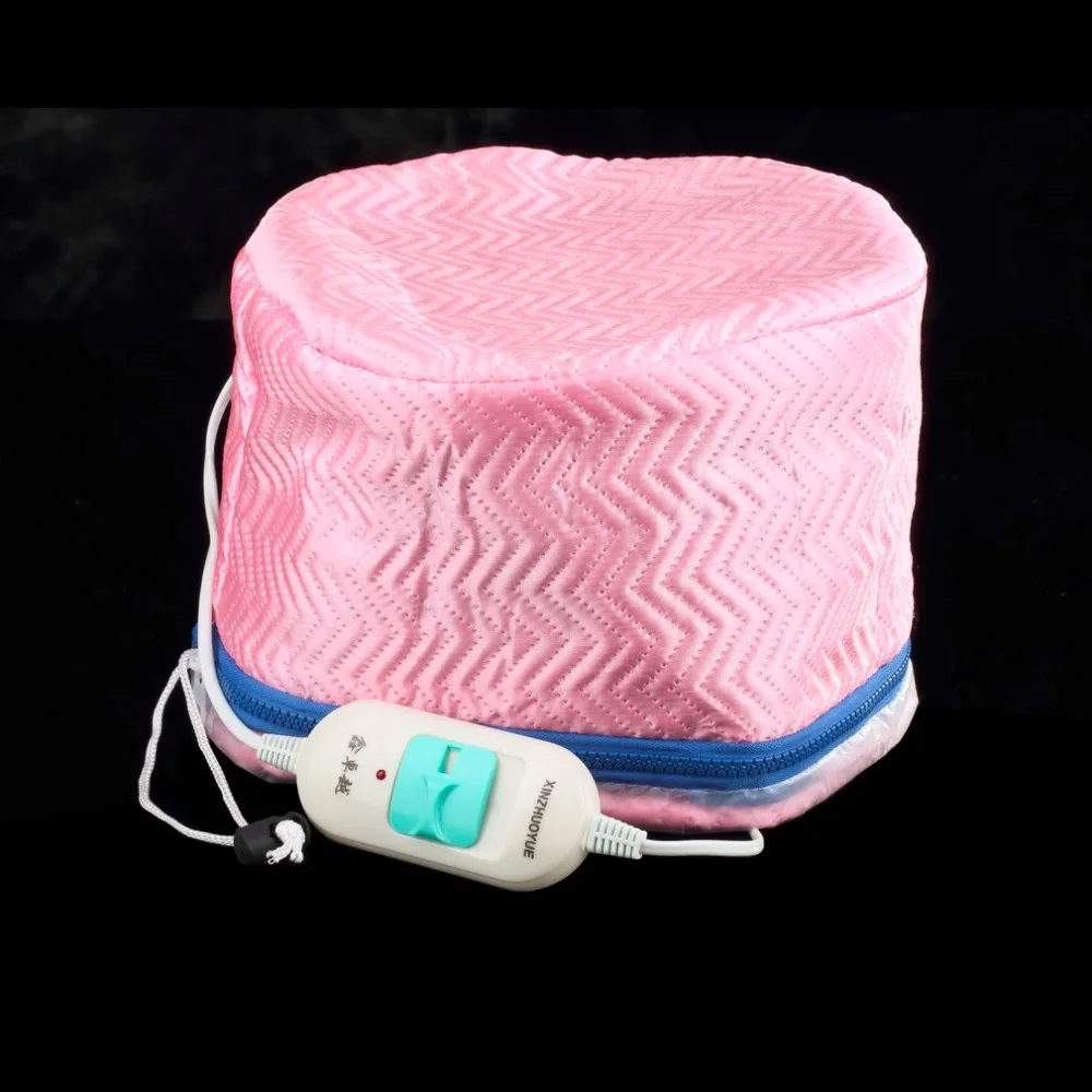 

Electric Hair Thermal Beauty Steamer SPA Nourishing Hair curler stright Care Cap Styling Tool Adjustable temperature heating cap