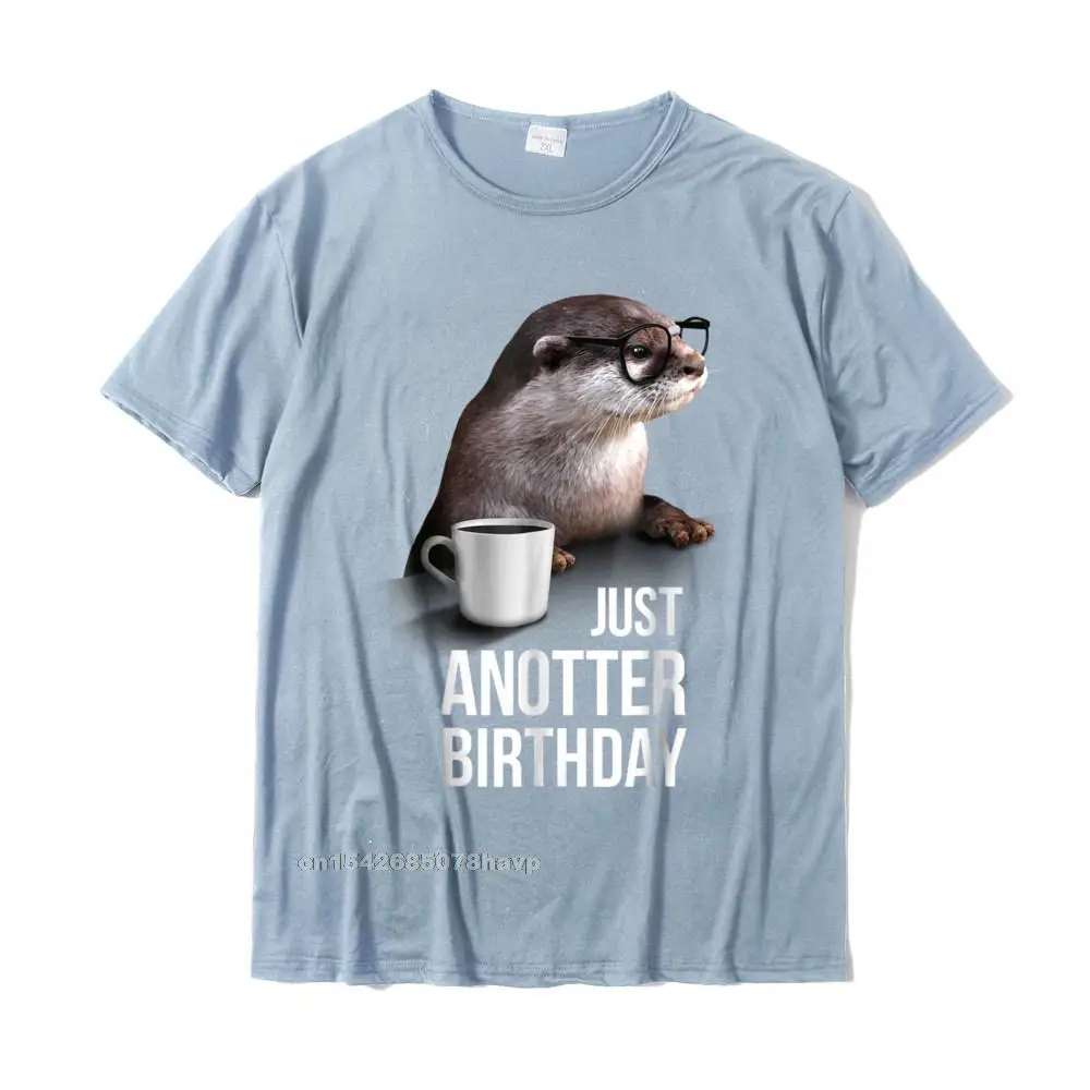 Casual All Cotton Normal Tops & Tees 2021 New Fashion Short Sleeve Adult T Shirts Design Lovers Day T Shirts Crew Neck Funny Birthday Shirt - Funny Otter T-shirt for Birthday__254. navy
