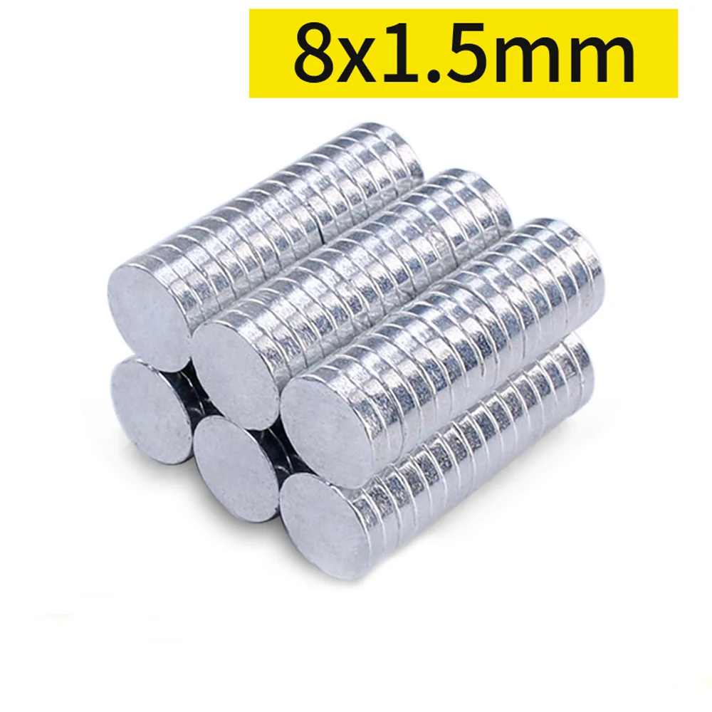 N35 50/100Pcs Super Strong Magnet 2/3/5/8mm Rare Earth Neodymium Cylinder Magnet 