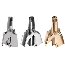 Nose Trimmer for Men Stainless Steel Manual Trimmer for Nose Razor Shaver Washable Nose Ear Hair Trimmer Manual Nasal Razor