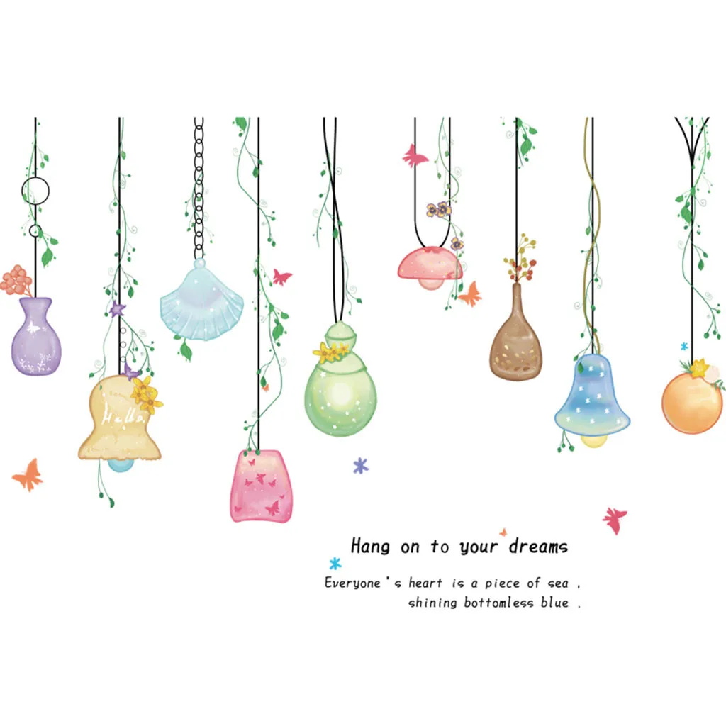 Стикеры kawaii наклейки на стену для детской лампы с рисунком оболочки детская