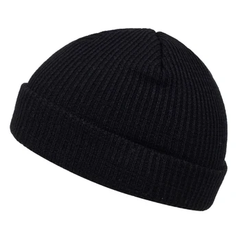

High quality fashion pure color wool hat autumn winter men's and women's hip hop knitted hats warm hat outdoor wild casual caps