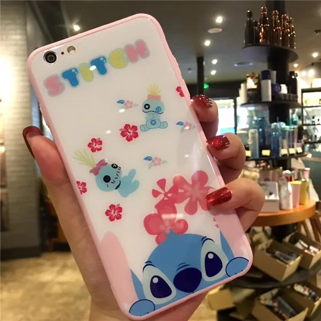 3D мягкий край закаленное стекло протектор экрана для iPhone 6 6S 7 8 Plus X XR XS Max glass+ TPU чехол для телефона стежка шаблон крышка