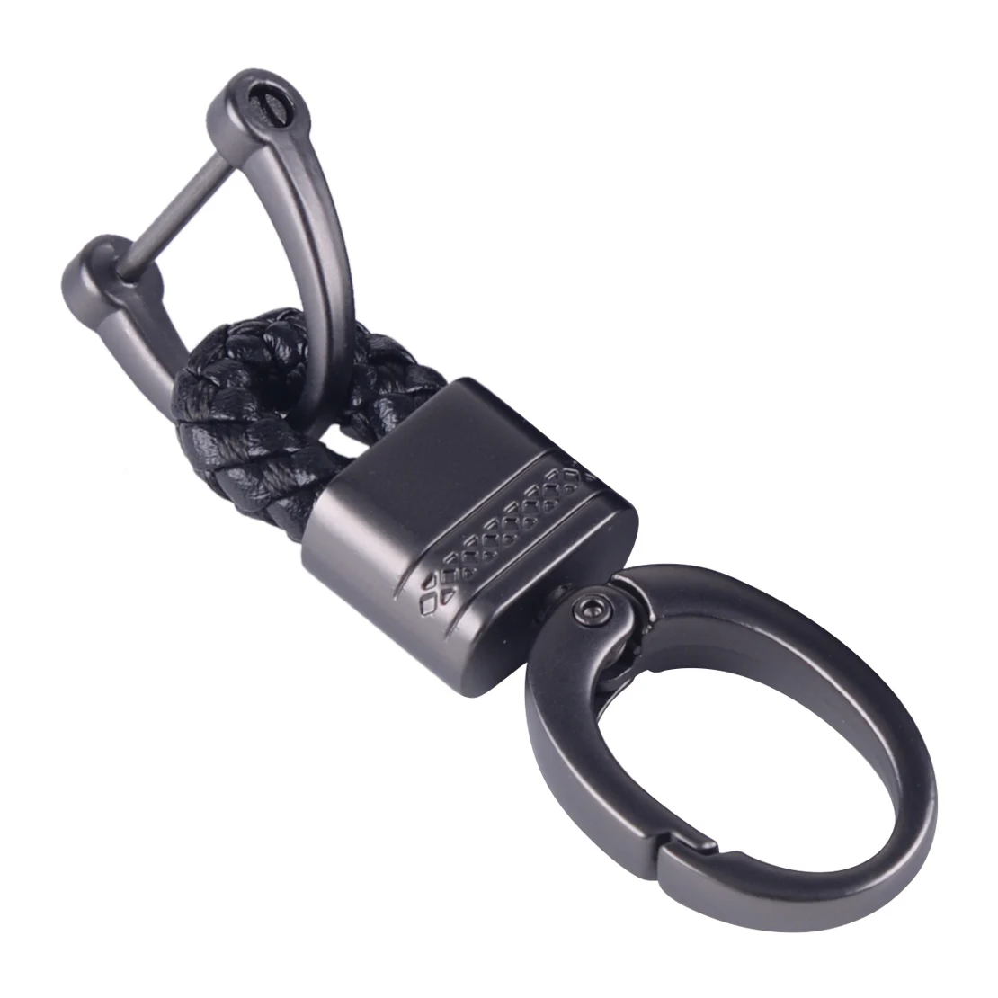 DWCX Carbon Fiber Black Flip Folding Remote Key Fob Protection Shell Cover Case Chain fit for Toyota Camry C-HR