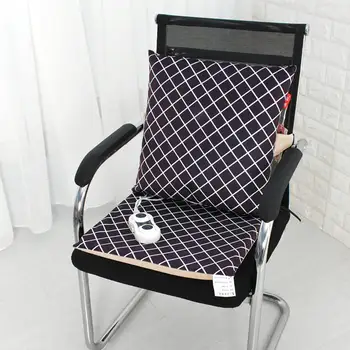 

9 Heatings Electric Heating Pad Blanket Heated Seat Cushion Mat Winter Chair Warmer Office Home Sofa Mat Backrest 45x45cm 20W