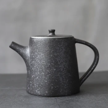 

LUWU black crockery ceramic teapot kettle chinese kungfu tea set 160ml