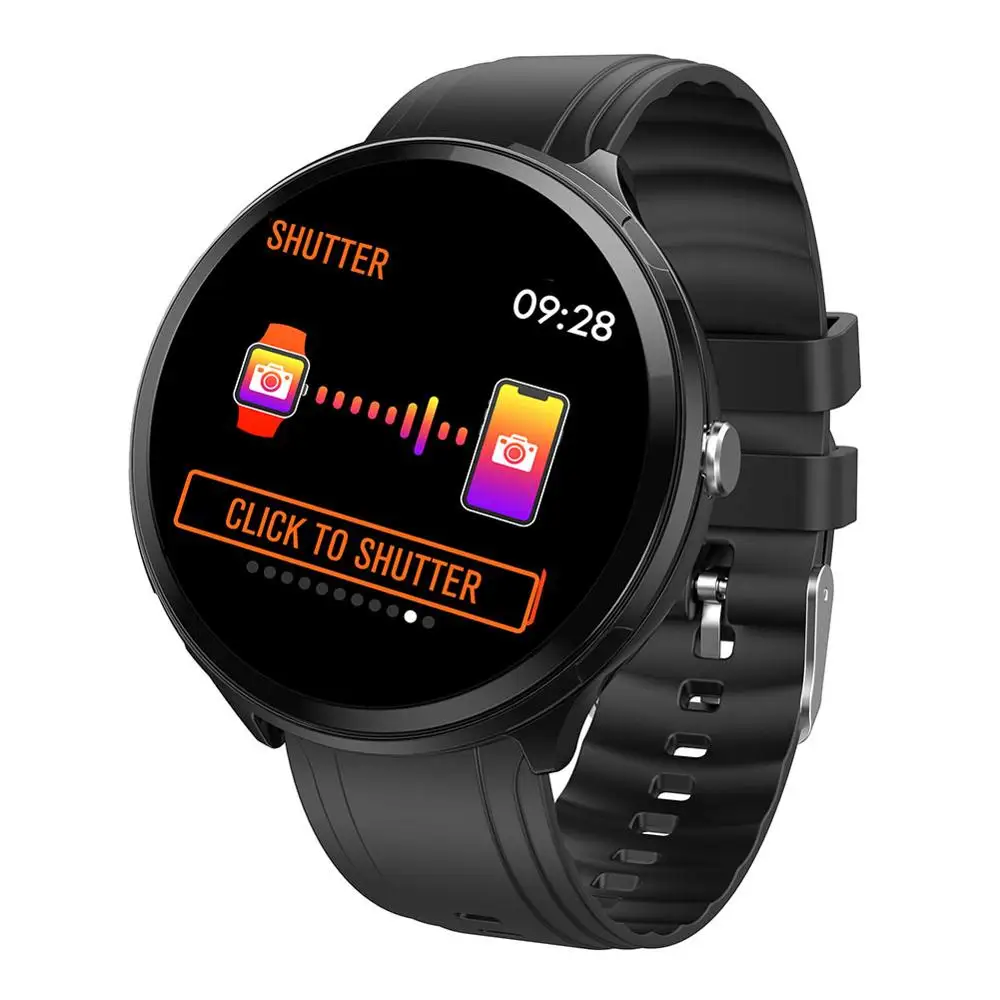 

Smart Watch Soft Silicone Strap Touch Screen IP67 Waterproof Location Multi-functional Watch 1.44 inch