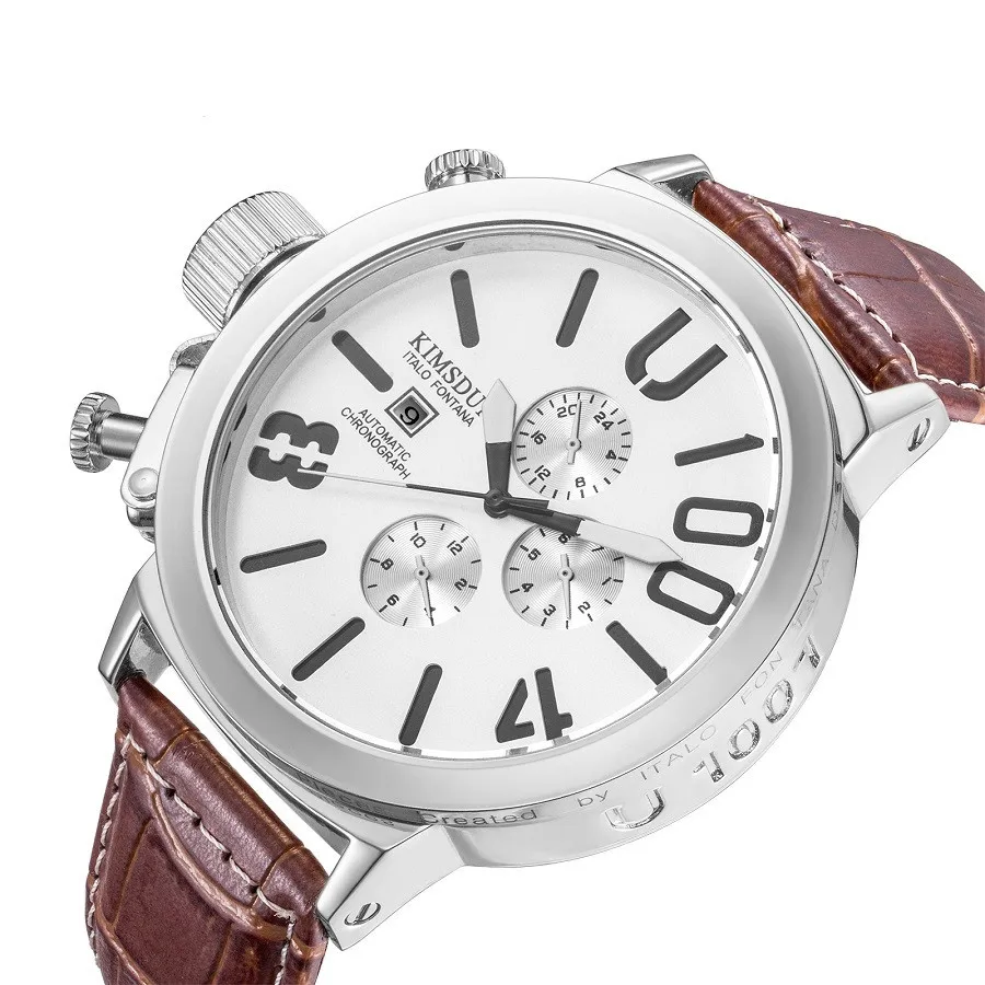 KIMSDUN брендовые большие часы мужские трендовые Роскошные повседневные