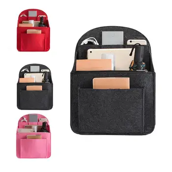 

Travel Outdoor Large Capacity Storage Bags Felt Inner Storage Multi-pocket Cards Phones Organizer Zipper Bag