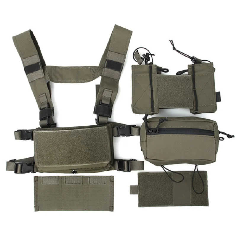 

TMC Hunting Tactical Airsoft Vest Modular Chest Rig Set TMC3115-RG