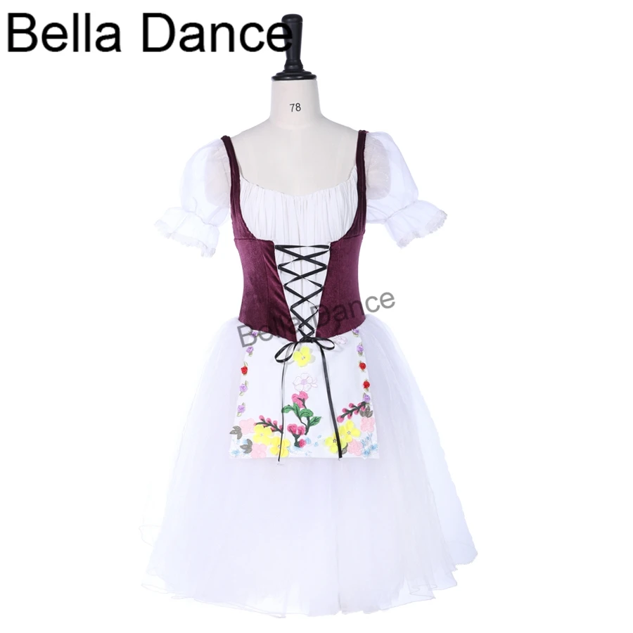La Fille Mail Gardee Romantic Ballet Long Tutu Dress Adult Child Professional Ballet Stage Costume Dress BT9252