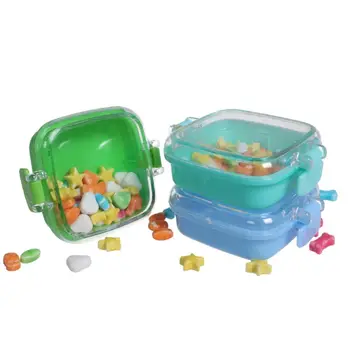 

6Pcs Kids Infant Candy Gift Container Bottle Jar With Lid Baby Shower Weeding Gift Decor Small Item Storage Box