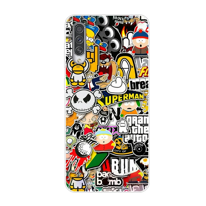 D 6,4 ''для samsung A50 чехол силиконовый мягкий ТПУ чехол для телефона для Coque samsung Galaxy A50s A30S чехол A505F A505 A 50