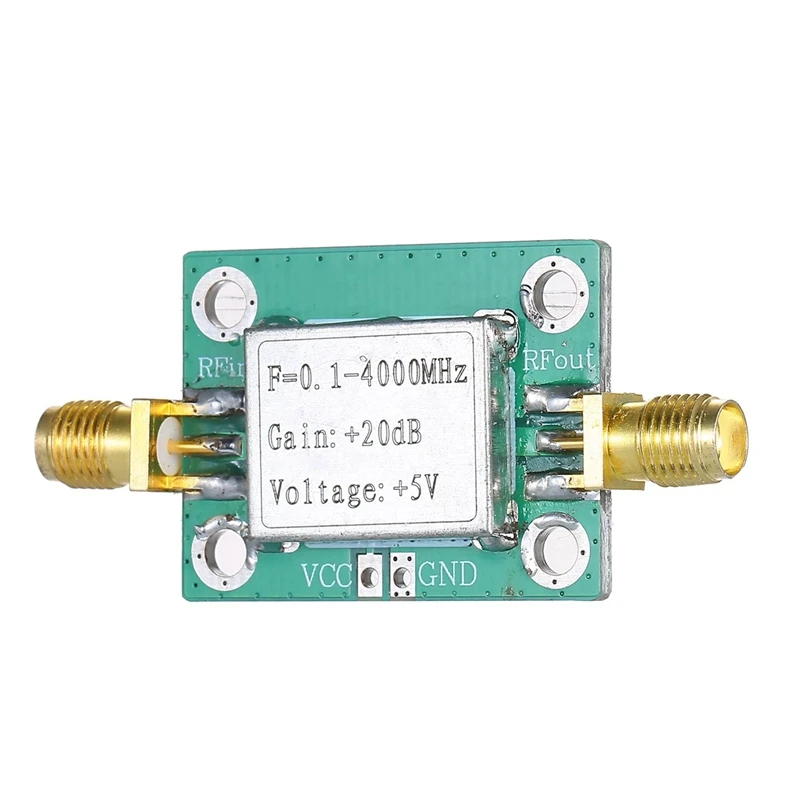0.1-4000MHz 20DB Wideband Amplifier Broadband Microwave RF AMP Module LNA Board | Электроника