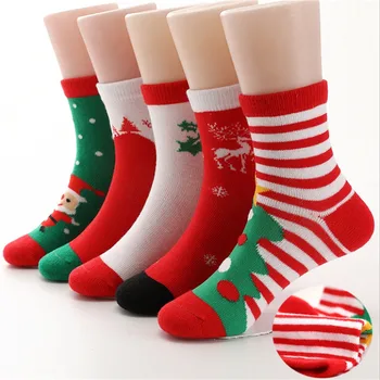 

2020 Christmas Series Cotton Tube Socks Funny Happy Personality Cartoon Long Sock absorbs Sweat Thicken Plus Size Adult Kid #107