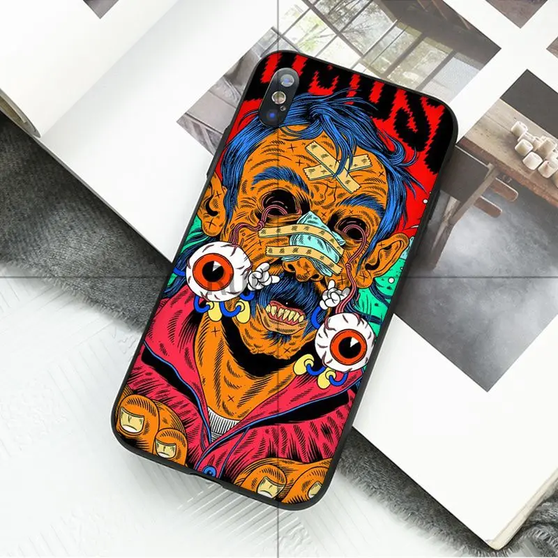 Personality art rapper color tattoo