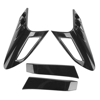 

4Pcs Car Carbon Fiber Style Rear Back Lamp Tail Light Cover for Toyota Chr 2018
