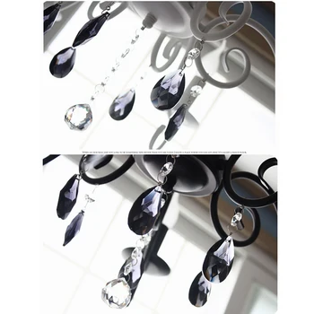 

Nordic Style Crystal Candle Pendant Lamp Living Room Bedroom Simple Home Decor Pendant Lights Loft LED Lighting Light Fixture