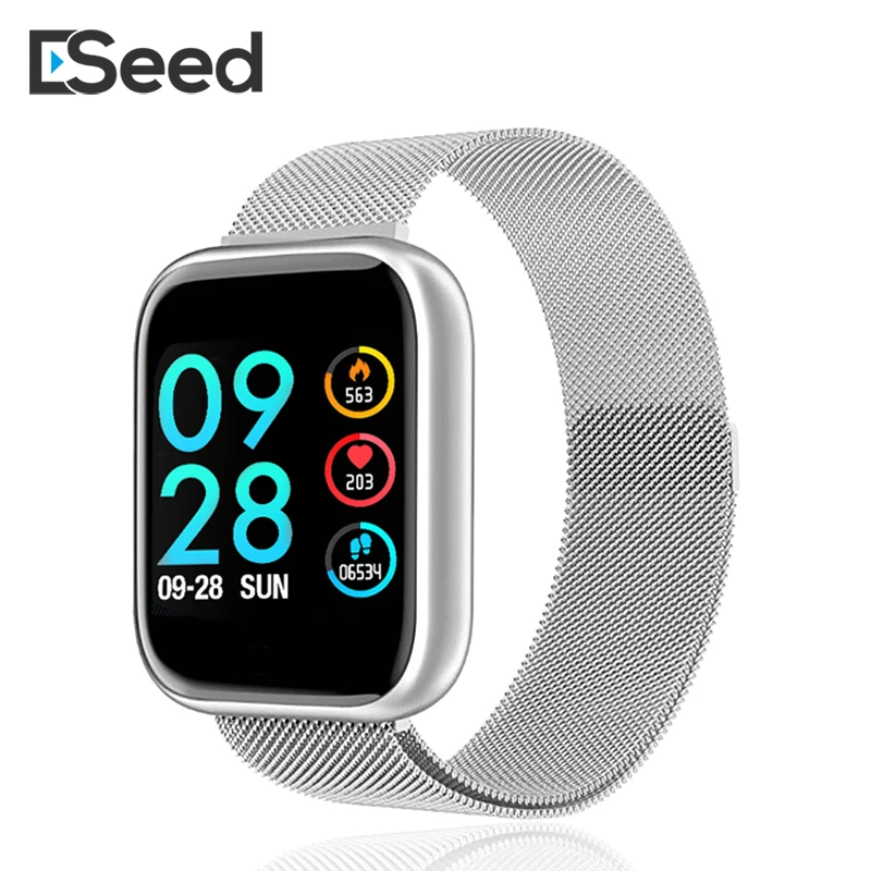ESEED P70 smart watch women IP68 waterproof 15 days standby metal women smart watch Fitness Tracker smart bracelet pk p68