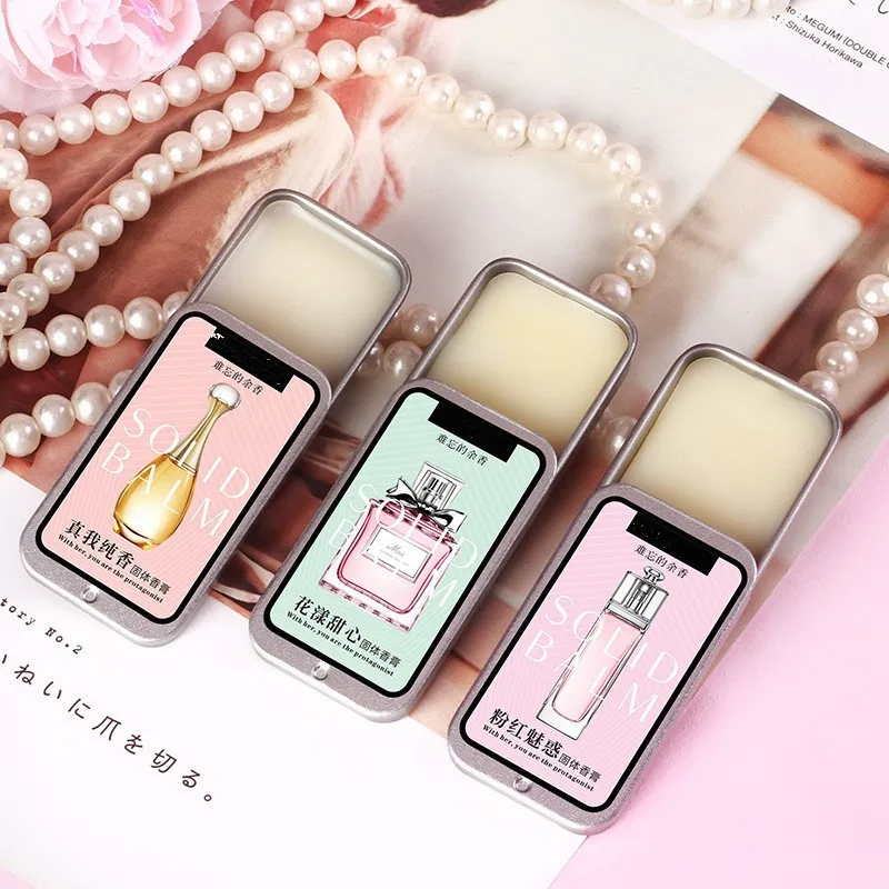 3PCS Solid Balm Set Women Men Portable Perfume Fragrances Mild Long Lasting Aroma Flower Fruit Fragrance Birthday Gift Box | Красота и