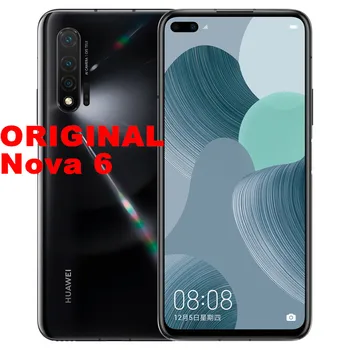 

Stock HuaWei Nova 6 LTE Smart Phone 4G Android 10.0 Kirin 990 6.57" 2400X1080 8G RAM 128 ROM 40.0MP+8.0MP+8.0MP+32.0MP+8MP phone