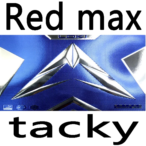 YS red MAX NX LOKI Arthur евро липкая и алмазная не липкая углеродная губка пипсы в настольном теннисе резиновый пинг понг ITTF одобренный супер Redound - Цвет: YS red MAX NX