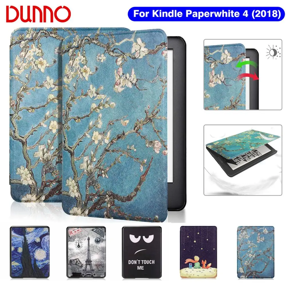 Capa Protective-Shell 10th-Generation-Cover Paperwhite Flip E-Book 4-Case Amazon Kindle