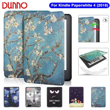 

2018 kindle Paperwhite 4 Case For Funda Amazon Kindle Paperwhite 10th Generation Cover Protective Shell Flip E-book Capa