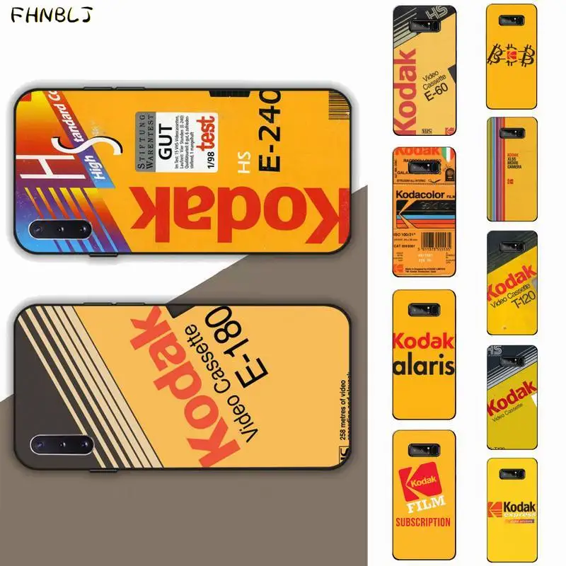 FHNBLJ Japanese brand film Fashion Soft Kodak Soft Phone Cover for Samsung note 3 4 5 7 8 9 10 10pro lite plus M10 M20 oppo vivo