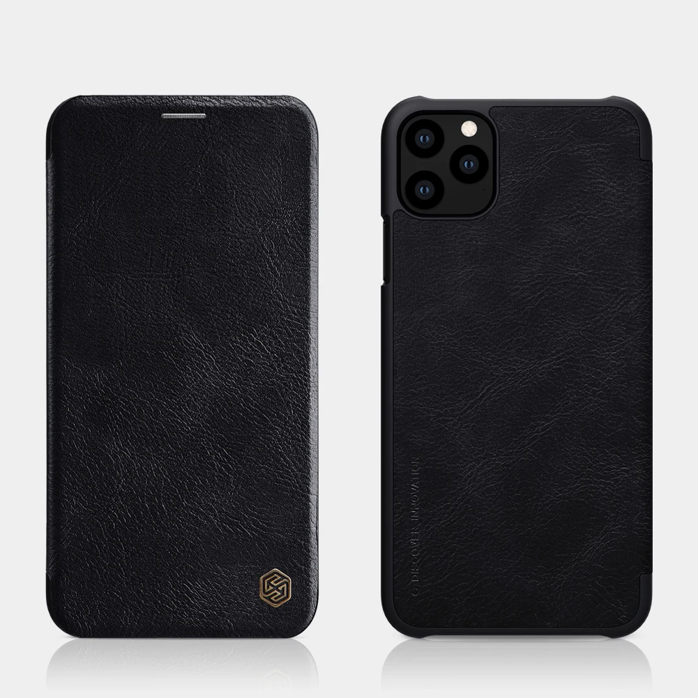 Caes для iPhone 11 Pro Max Nillkin Qin серия из искусственной кожи флип-чехол для iPhone 11 чехол