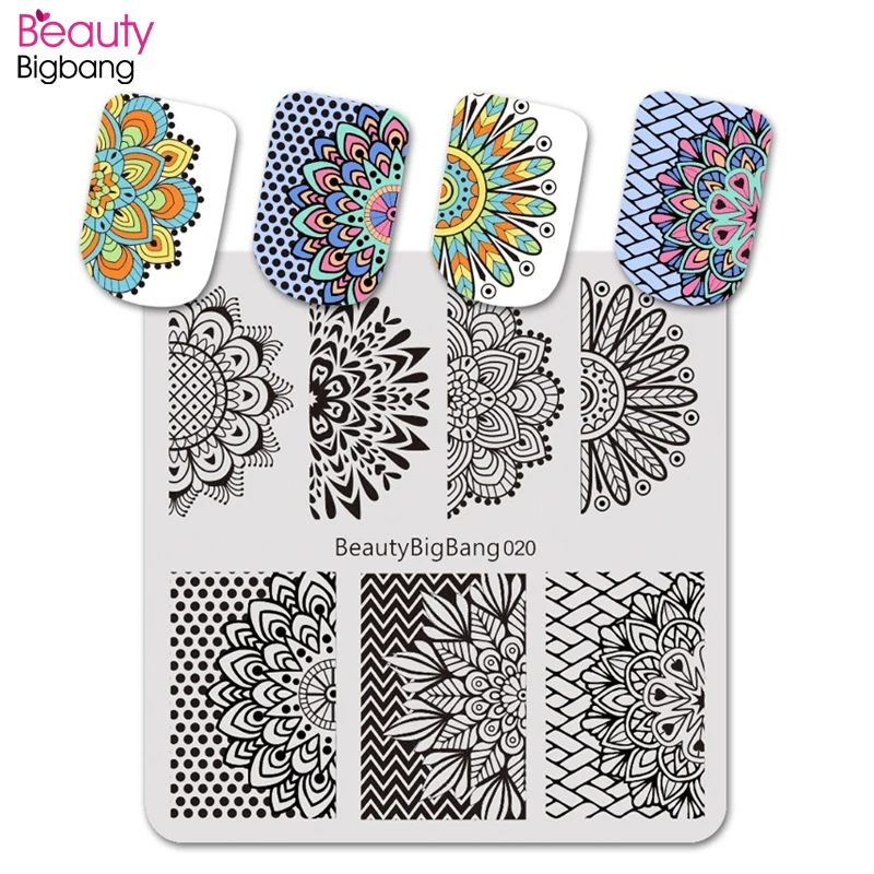 BEAUTYBIGBANG 6*6 см квадратный шаблон для штамповки ногтей Кот тигр Леопардовый глаз