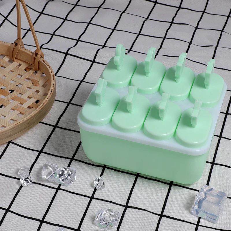Летняя домашняя мультяшная креативная Diy домашнее мороженое Пластиковая форма мороженое с крышкой коробка для льда кухонные принадлежности