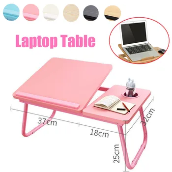

Laptop Table Simple Computer Desk With Fan For Bed Sofa Folding Adjustable Laptop Desk On The Bed