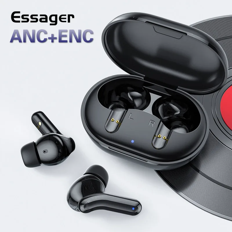 TWS наушники Essager Q90 с поддержкой Bluetooth и функцией снижения шума|Наушники гарнитуры|