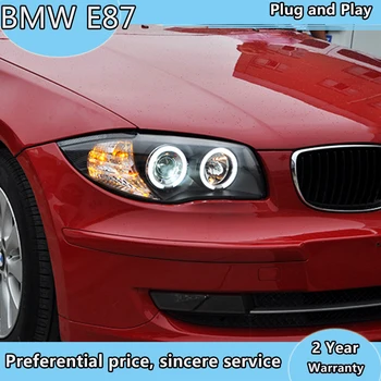 

Car Styling for BMW E87 120i 130i Headlights 2004-2011 E87 LED Headlight DRL Lens Double Beam H7 HID Xenon bi xenon lens