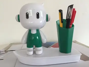 

Mini Computer Speaker + Brush Pot USB Power 3.5mm Audio Out Wired Speakers For pc\laptop\cellphone