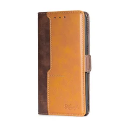 Luxury Wallet Cover Flip Case with Kickstand and Card Slot for OPPO A79 (PZS - DR)