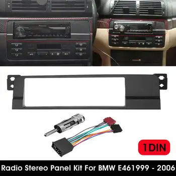 

1 Din Car Radio Fascia Fascias Panel Frame CD DVD Dash Audio Cover Trim For BMW 3 Series E46 1999 2000 2001 2002 2003 2004- 2006