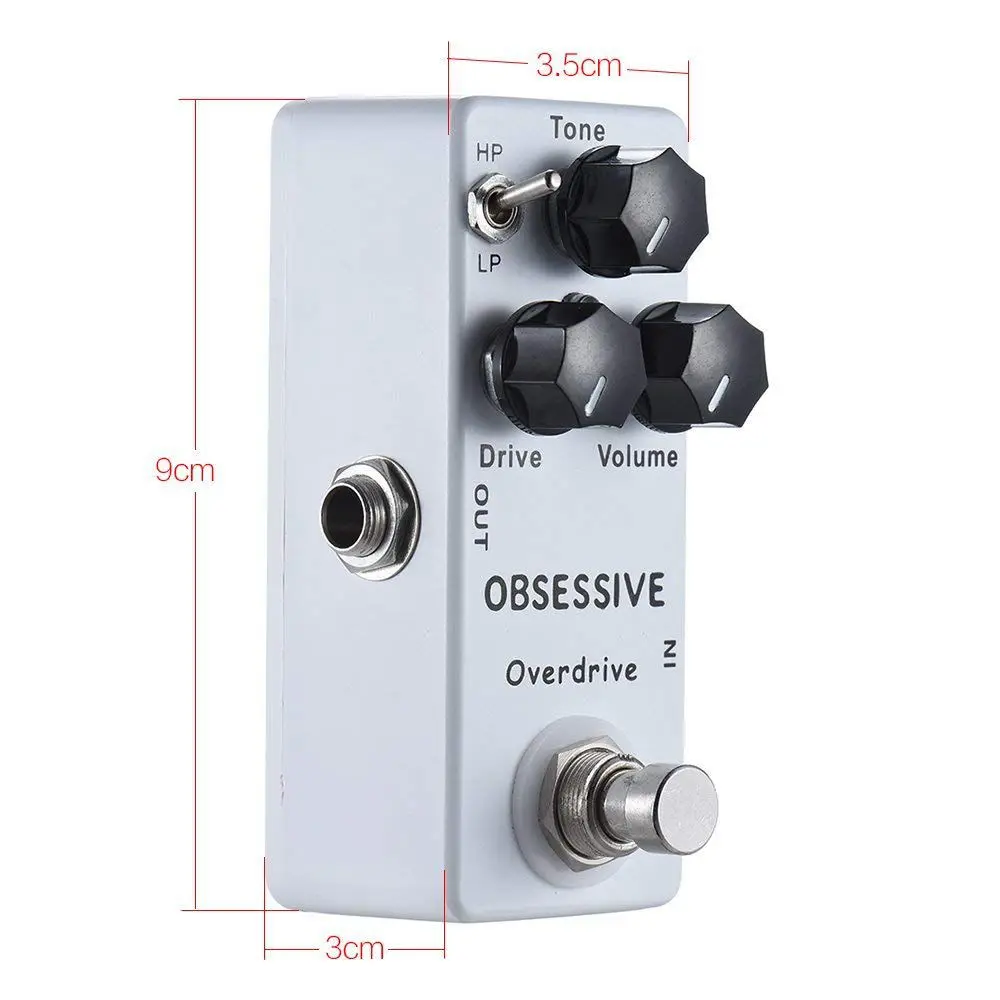 MOSKY Obsession Overdrive мини-гитарный эффект педали True Bypass гитарные части и аксессуары