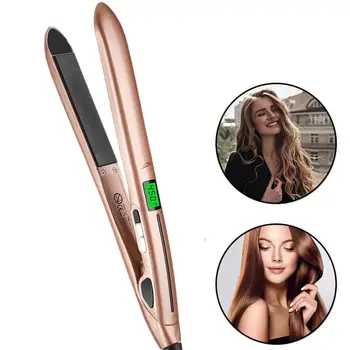 

Flat Iron Hair Straightening and Curling 2 In 1 Hair Curler Straightener Beauty Care Iron Healthy Beauty Curling Irons