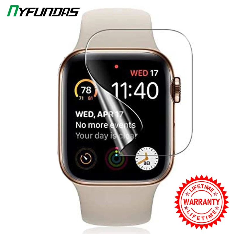 Screen-Protector Protective-Film Watch-Series Apple 40mm 44mm HD for 6-5/4/3/.. 42mm
