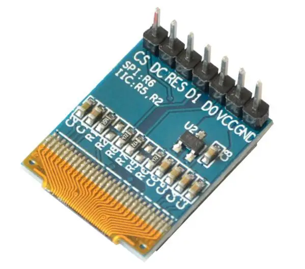 4/7Pin 0,66 дюймовый OLED дисплей 6448 белый OLED модуль IIC/SPI интерфейс SSD1306 драйвер