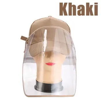 

Adjustable Protective Hat Cover Unisex Dustproof Windproof Outdoor 270 ° Anti-fog Saliva Cap Protective Face Shield Cover