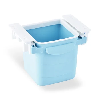 

Concealed Trash Can Dust Bin Desktop Home Kitchen Office Retractable Storage Case DEC889